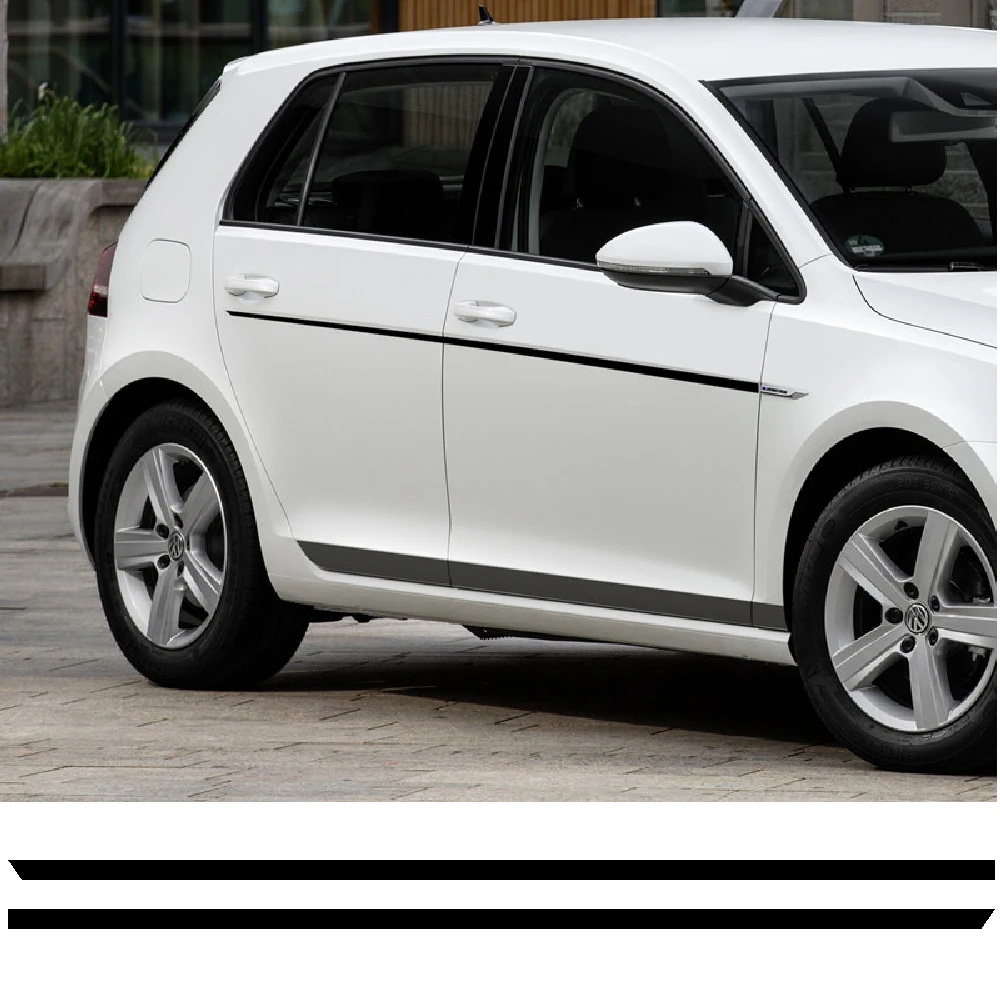 Suitable for VW Golf 7 8 5 door 2pcs car sticker stripe fashion vinyl decoration modified sports car accessories
Suitable for VW Golf 7 8 5 door 2pcs car sticker stripe fashion vinyl decoration modified sports car accessories