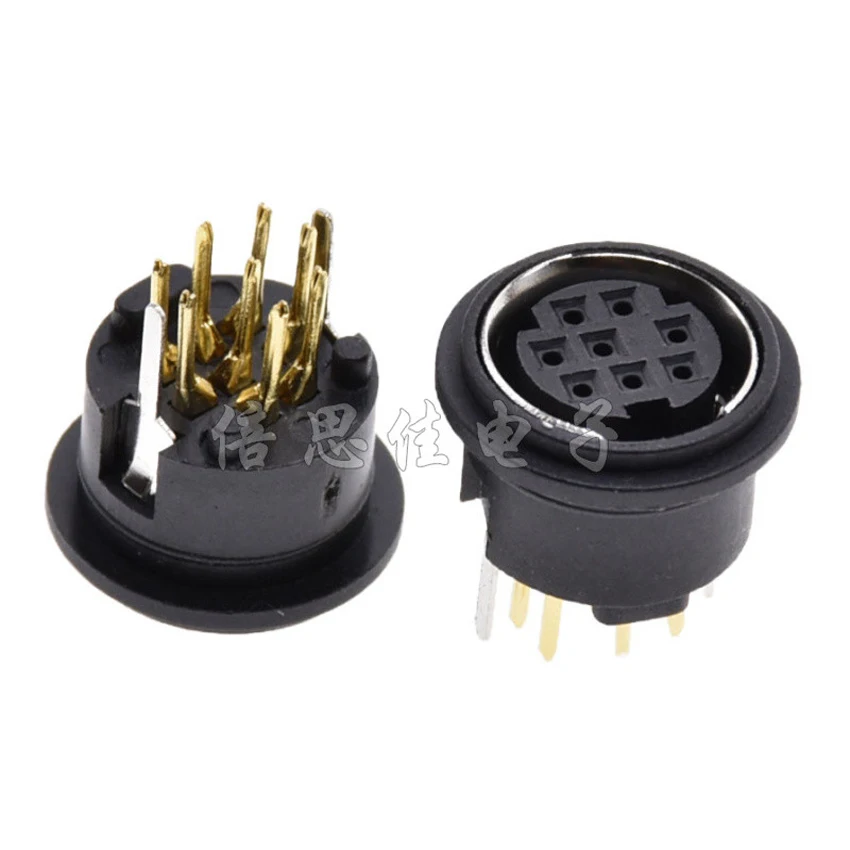 20PCS/Lot PS2 MINI 8P Terminal Female Jack/Socket Connector 8Pin Round 180degree
20PCS/Lot PS2 MINI 8P Terminal Female Jack/Socket Connector 8Pin Round 180degree