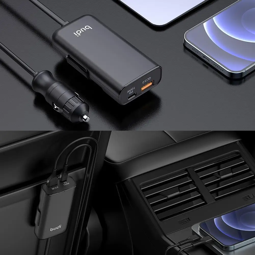 Автомобильное зарядное устройство USB, быстрая зарядка 3,0 4,0, универсальное быстрое зарядное устройство 18 Вт в автомобиле с 4 USB-портами, быстр...
Автомобильное зарядное устройство USB, быстрая зарядка 3,0 4,0, универсальное быстрое зарядное устройство 18 Вт в автомобиле с 4 USB-портами, быстр...