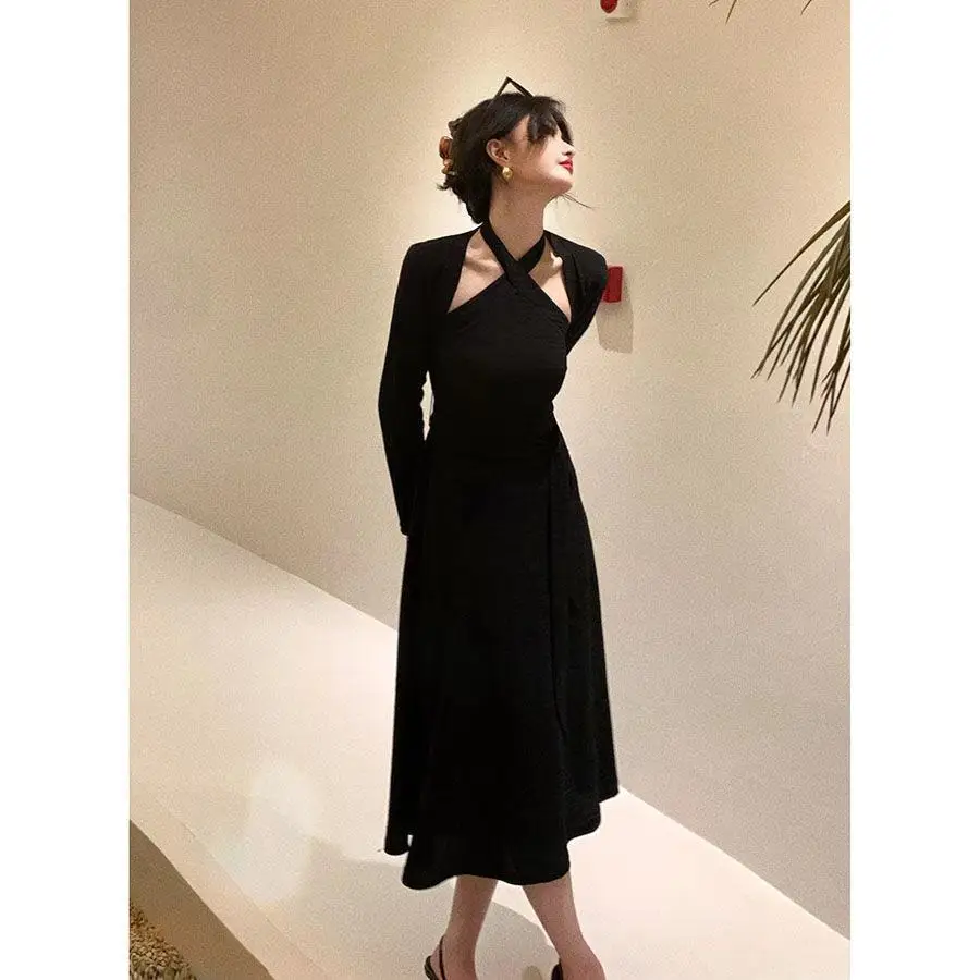 Autumn Korean Elegant Two Piece Set Women Slim Retro Casual Party Vintage Set 2021 France One-piece Dress Long Sleeve Cardigan
Autumn Korean Elegant Two Piece Set Women Slim Retro Casual Party Vintage Set 2021 France One-piece Dress Long Sleeve Cardigan