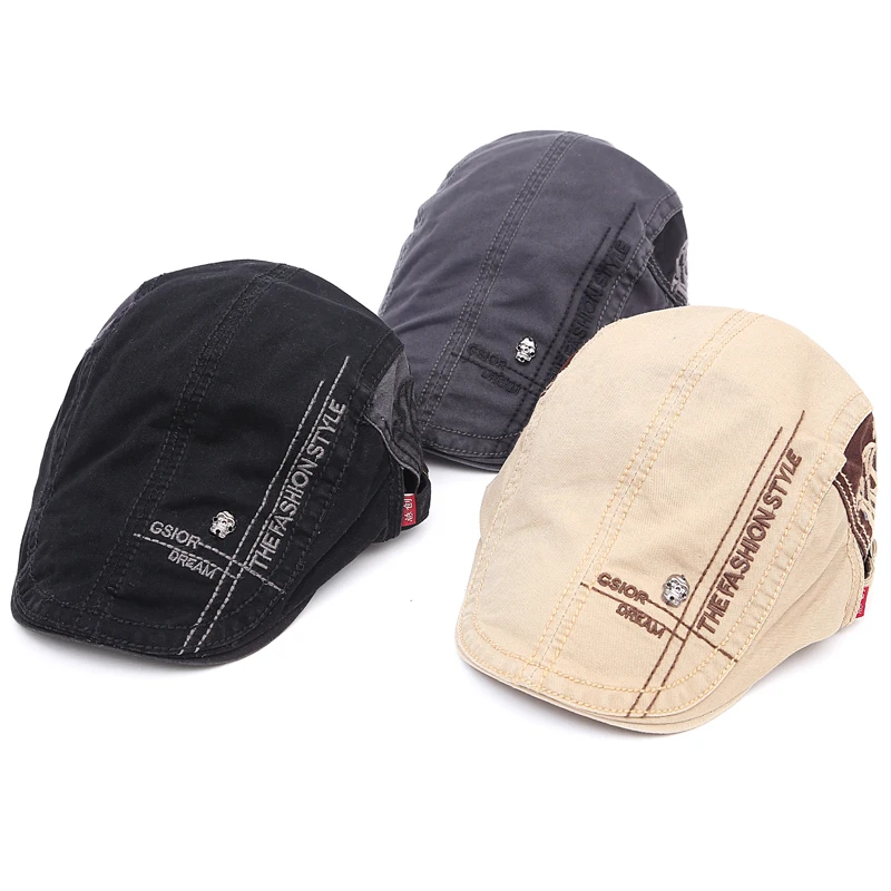 New Summer Outdoor Sports Cotton Berets Caps for Men Casual Peaked Caps Letter Embroidery Berets Hats Cap
New Summer Outdoor Sports Cotton Berets Caps for Men Casual Peaked Caps Letter Embroidery Berets Hats Cap