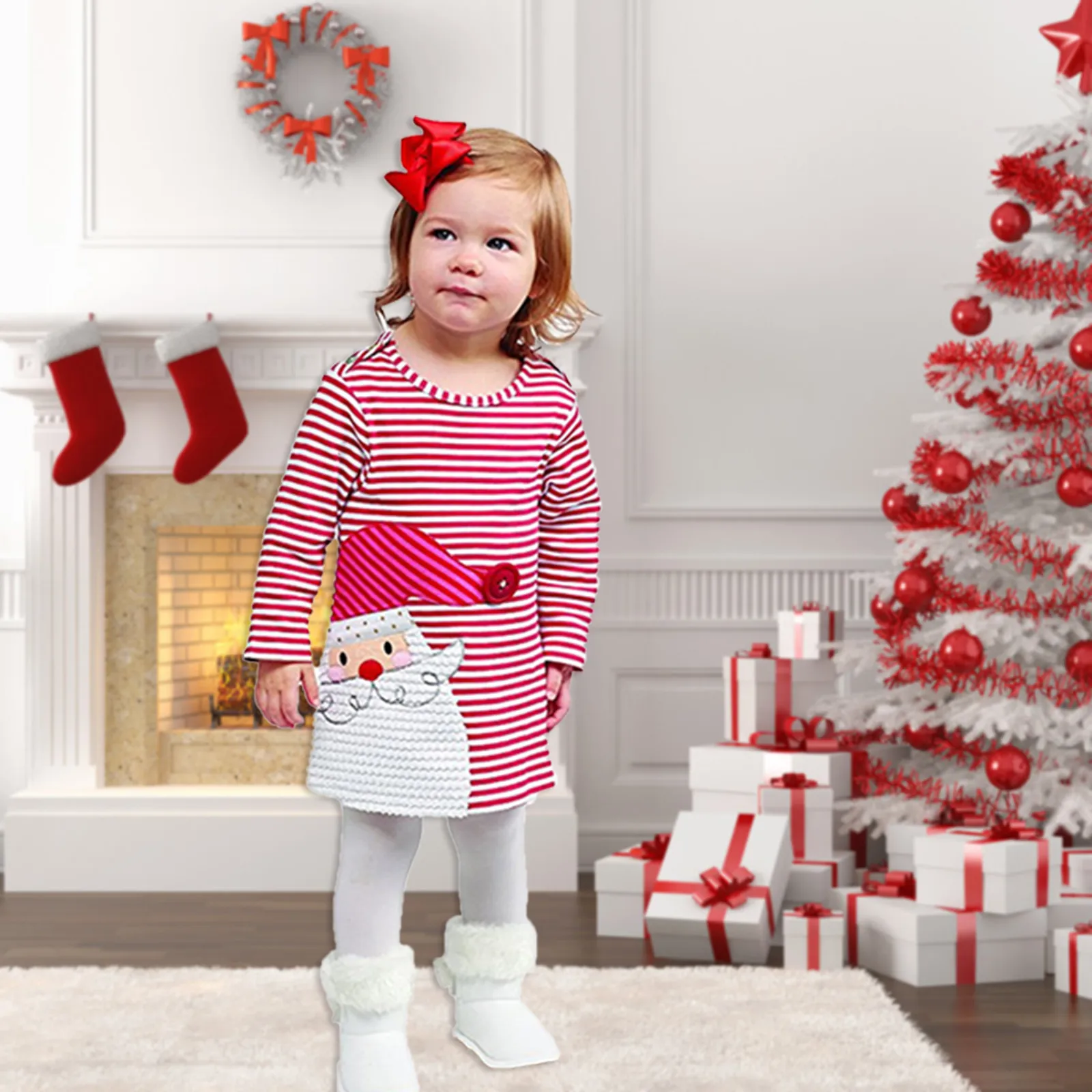 Baby Girl Dress Baby Girl Clothes Toddler Kids Baby Girls Santa Striped Princess Dress Christmas Outfits Clothes платье для дево
Baby Girl Dress Baby Girl Clothes Toddler Kids Baby Girls Santa Striped Princess Dress Christmas Outfits Clothes платье для дево
