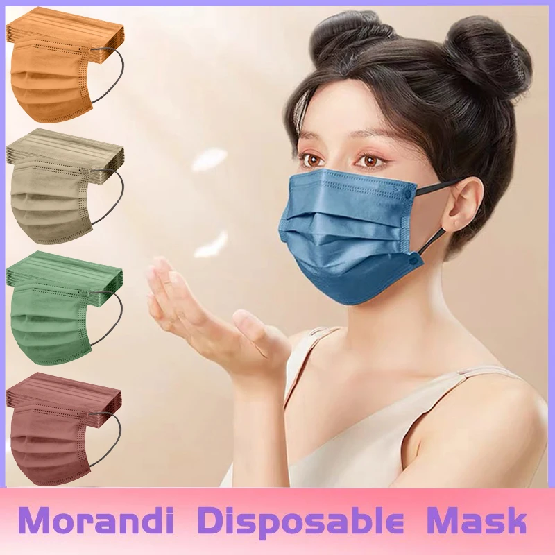 10-100pcs Disposable Mascarilla Quirugica Mouth Face Mask Protective Mondkapjes 3layer Filter Morandi Color mondmaskers maseczki
10-100pcs Disposable Mascarilla Quirugica Mouth Face Mask Protective Mondkapjes 3layer Filter Morandi Color mondmaskers maseczki