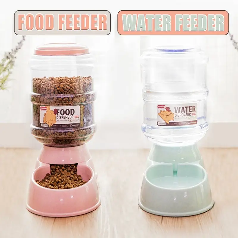 1 Gallon Pet Dog Automatic Feeder Dog Drinking Bowl Food Capacity Container Supplies Water/Food Dispenser Feeding
1 Gallon Pet Dog Automatic Feeder Dog Drinking Bowl Food Capacity Container Supplies Water/Food Dispenser Feeding