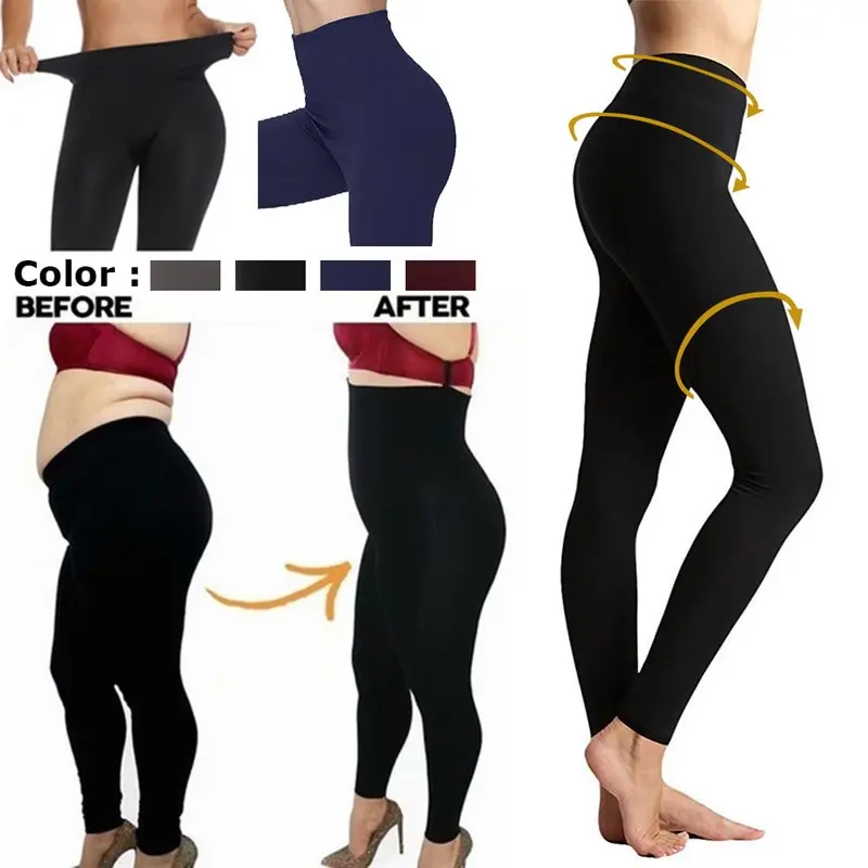 Women's Waist Tummy Control Leggings Compression High Waist Yoga Pants Workout Slimming Solid Leggings Plus Size
Women's Waist Tummy Control Leggings Compression High Waist Yoga Pants Workout Slimming Solid Leggings Plus Size