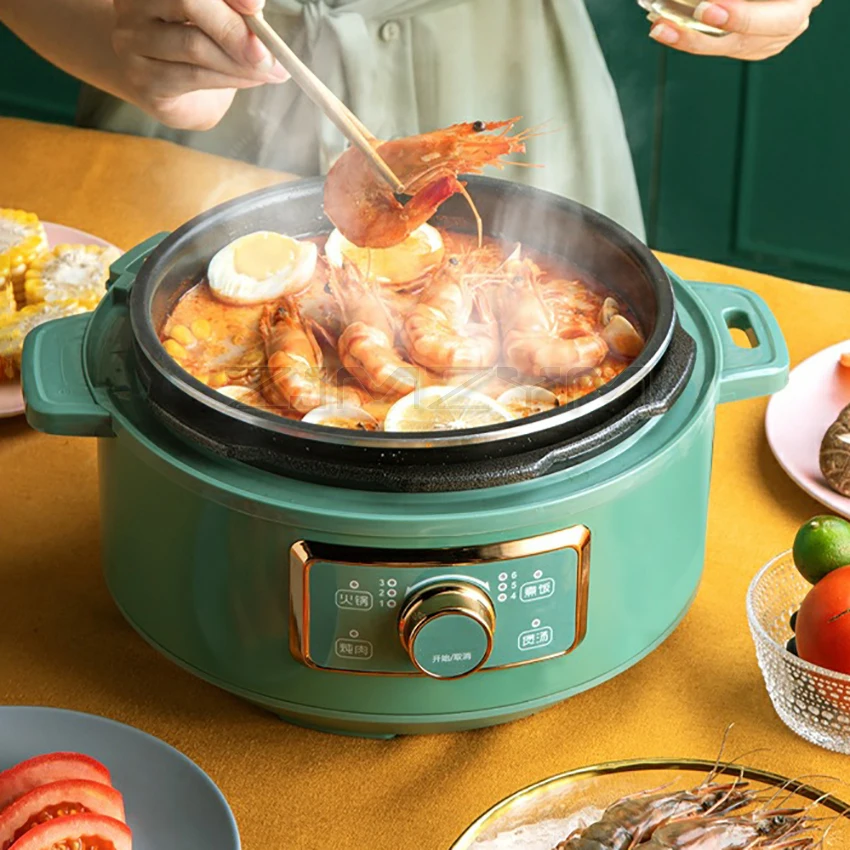 3L Electric Rice Cooker Multifunctional Non-Stick Stew Pot Household Pressure Hotpot Porridge Soup Stewing Cooking | Бытовая техника