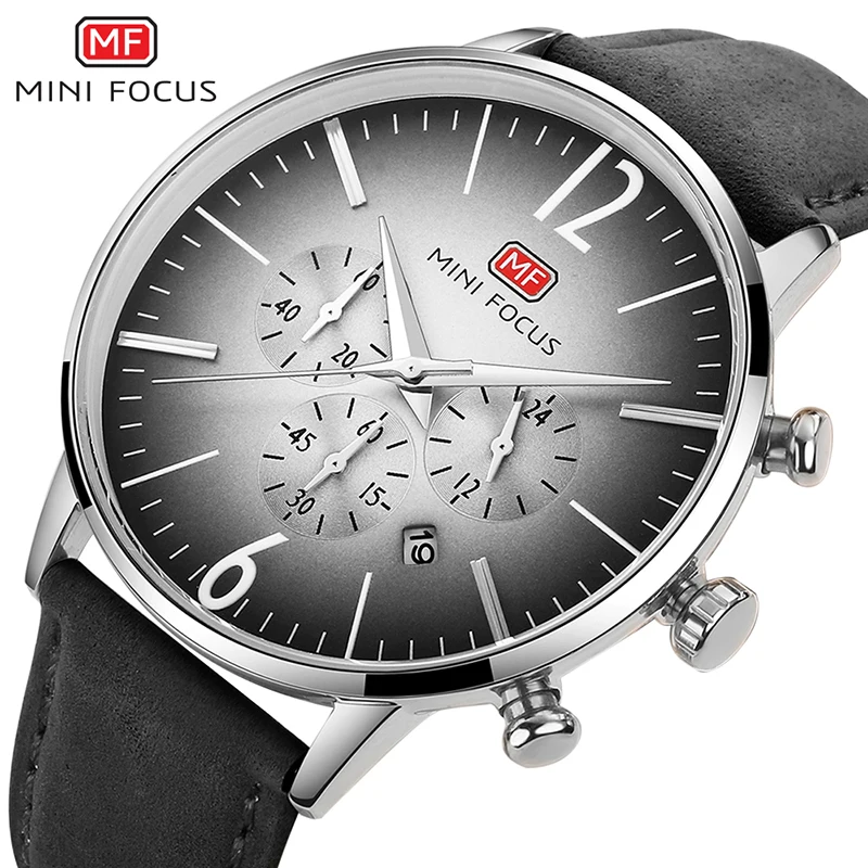 MINI FOCUS Watches Mens 2021 Calendar Waterproof Leather Strap Multi-Functional Exquisite Quartz Watch
MINI FOCUS Watches Mens 2021 Calendar Waterproof Leather Strap Multi-Functional Exquisite Quartz Watch