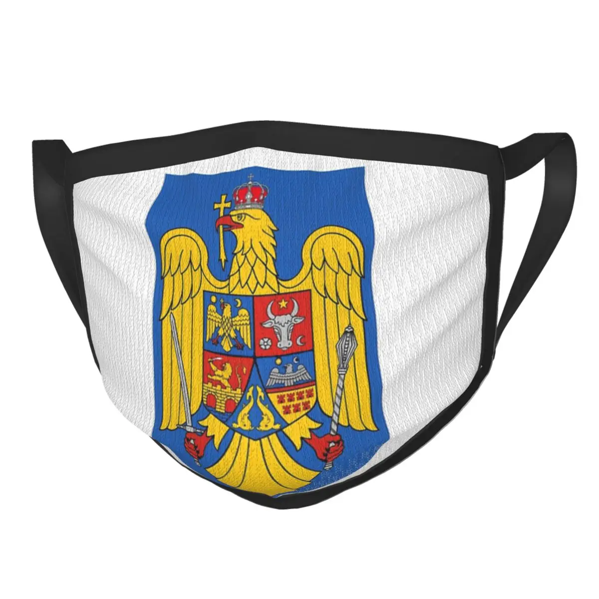 Romania Coat Of Arms Non-Disposable Face Mask Romanian Flag Anti Haze Dustproof Mask Protection Mask Respirator Mouth Muffle
Romania Coat Of Arms Non-Disposable Face Mask Romanian Flag Anti Haze Dustproof Mask Protection Mask Respirator Mouth Muffle