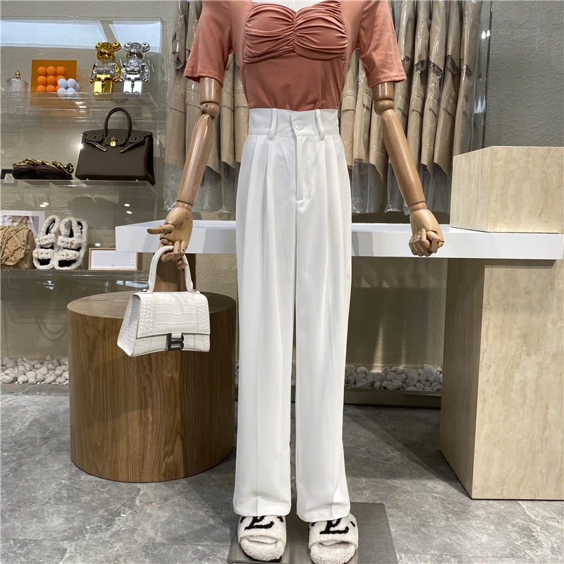 Niche Design 2021 High Waisted Chiffon Pants Loose To Show Slim And Wide Leg Pants
Niche Design 2021 High Waisted Chiffon Pants Loose To Show Slim And Wide Leg Pants