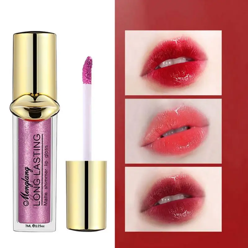 Glitter Liquid Lip Gloss Waterproof Lip Gloss Long Lasting Makeup Moisturizing Non-Stick Cup Lipstick Sexy Pigment Cosmetic
Glitter Liquid Lip Gloss Waterproof Lip Gloss Long Lasting Makeup Moisturizing Non-Stick Cup Lipstick Sexy Pigment Cosmetic