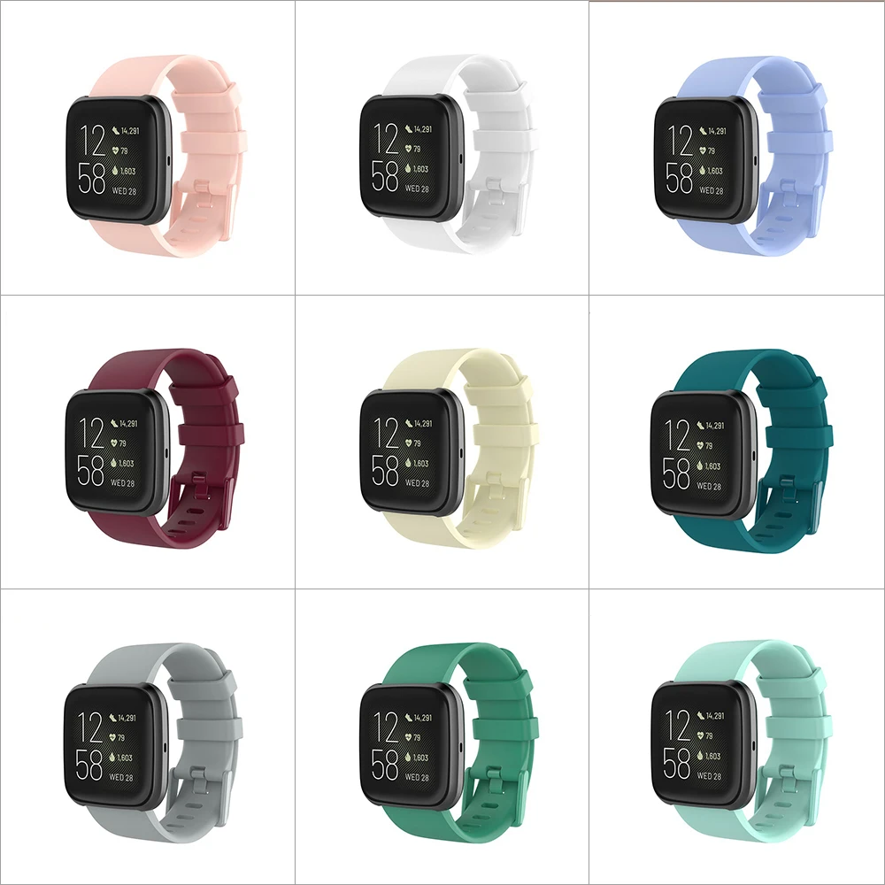 High Quality Watch Band for Fitbit Versa 2 Silicone Wrist Strap Adjustable Bracelet 13-Color Watchband for Fitbit Versa 1 2 Lite
High Quality Watch Band for Fitbit Versa 2 Silicone Wrist Strap Adjustable Bracelet 13-Color Watchband for Fitbit Versa 1 2 Lite