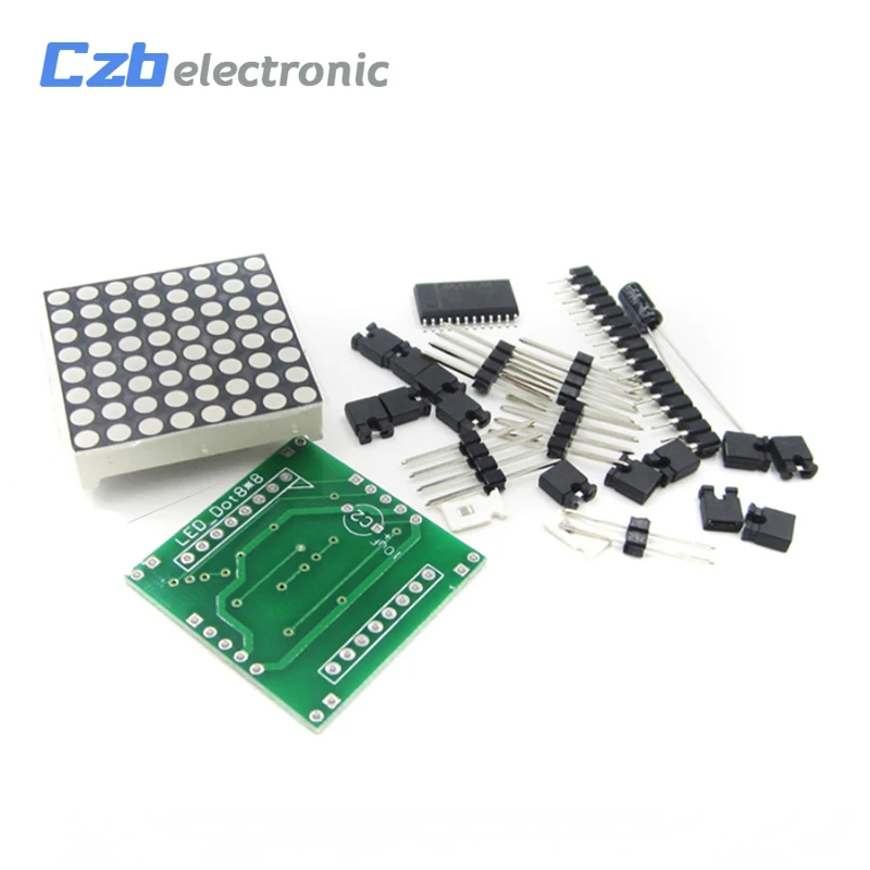 Модуль управления светодиодным дисплеем 8x8 8*8 MAX7219 для Arduino интерфейсный модуль 5 В