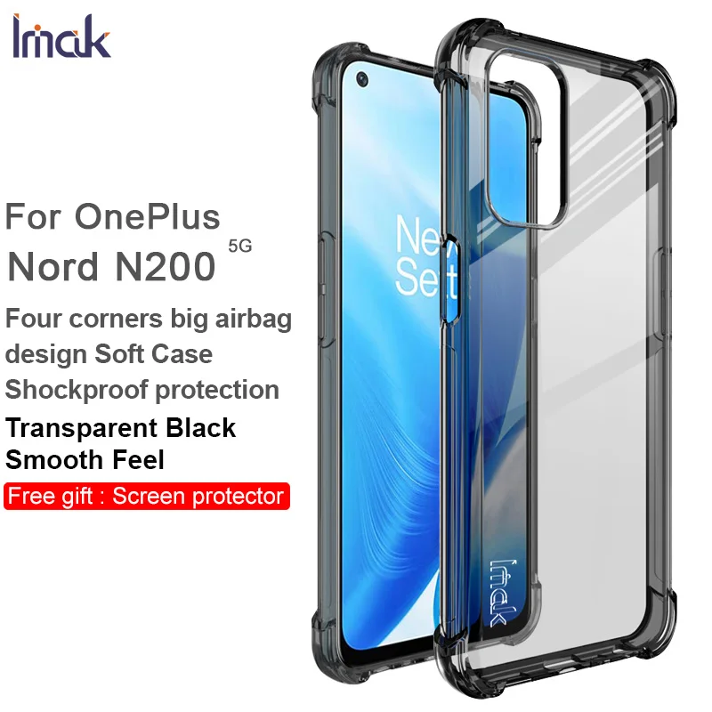 Чехол для OnePlus Nord N200 5G IMAK, Противоударная подушка безопасности, мягкий чехол для OnePlus Nord N200
Чехол для OnePlus Nord N200 5G IMAK, Противоударная подушка безопасности, мягкий чехол для OnePlus Nord N200