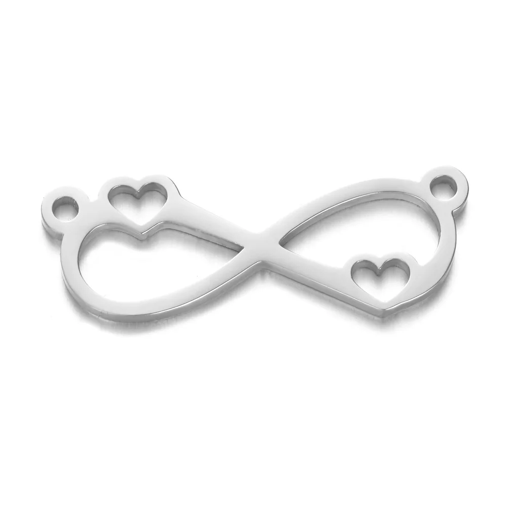 Stainless Steel Love Infinite Hollow Bracelet Connectors Necklace Charms Pendant DIY Jewelry Making Bracelet Wholesale Lots Bulk
Stainless Steel Love Infinite Hollow Bracelet Connectors Necklace Charms Pendant DIY Jewelry Making Bracelet Wholesale Lots Bulk