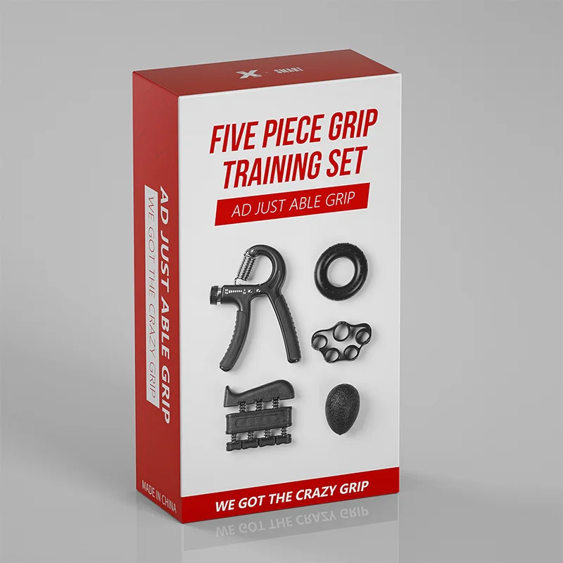 Adjustable Gripper Set Gripper Ball Five-finger Trainer Gripper Fitness Set Silicone Grip Ring Gym Equipment Strength Training
Adjustable Gripper Set Gripper Ball Five-finger Trainer Gripper Fitness Set Silicone Grip Ring Gym Equipment Strength Training