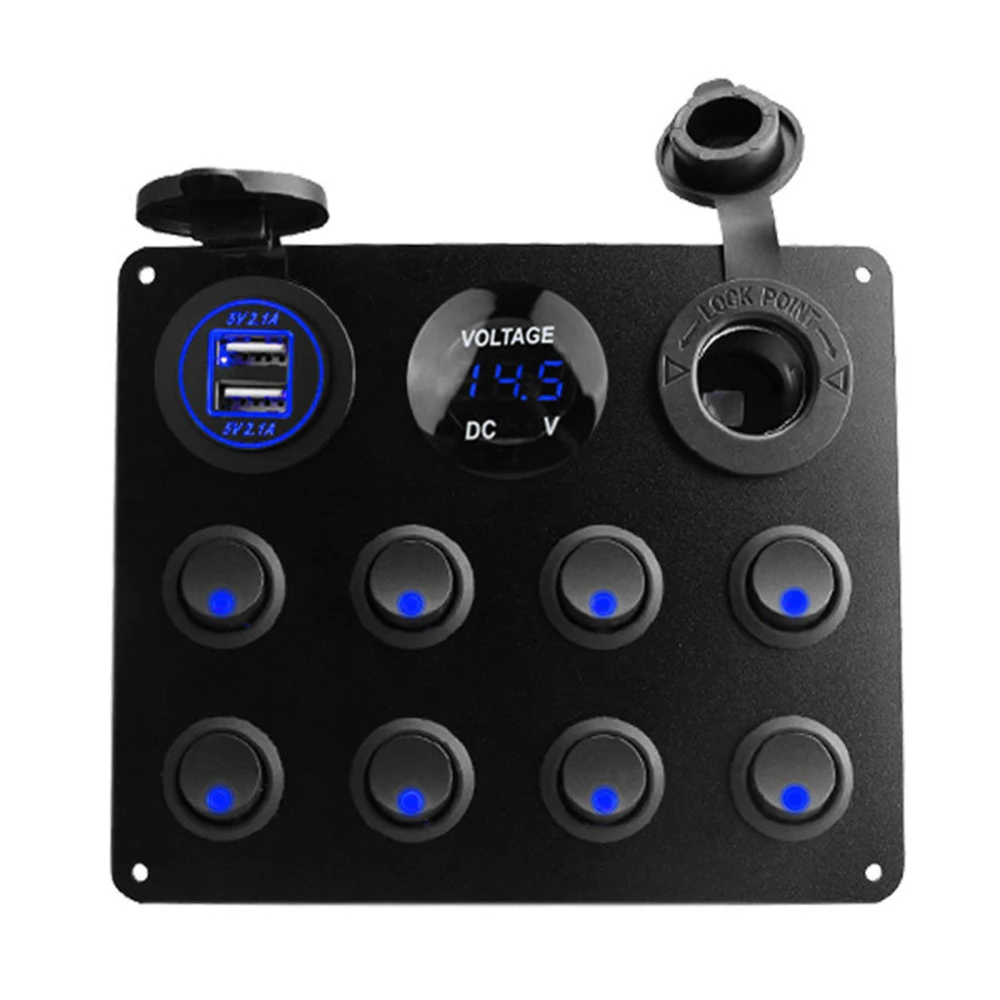Car USB Charger Socket Switch Voltmeter 4.2A PC Automotive Electronic Accessories Rv Motor Boat Panel Modification
Car USB Charger Socket Switch Voltmeter 4.2A PC Automotive Electronic Accessories Rv Motor Boat Panel Modification