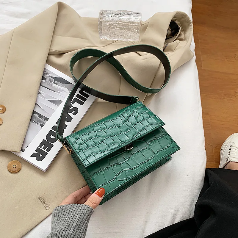 Stone Pattern PU Leather Crossbody Bags For Women 2021 Small Messenger Bag Lady Flap Shoulder Bag Luxury Handbag And Purse Bolso
Stone Pattern PU Leather Crossbody Bags For Women 2021 Small Messenger Bag Lady Flap Shoulder Bag Luxury Handbag And Purse Bolso
