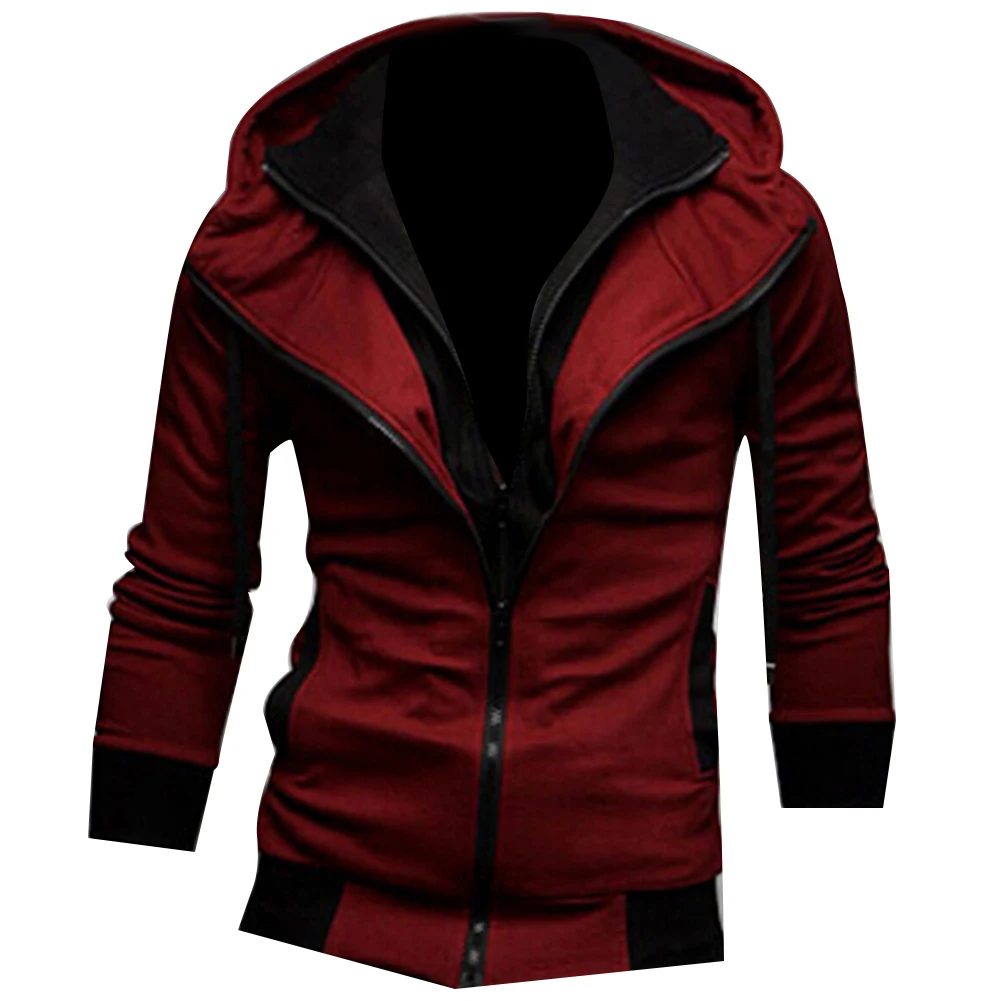 Plus Size Men's Jackets Color Block Long Sleeve Slim Hooded Zipper Jacket Coat Outwear Men's Zipper Sweatshirt Casual Hoodies
Plus Size Men's Jackets Color Block Long Sleeve Slim Hooded Zipper Jacket Coat Outwear Men's Zipper Sweatshirt Casual Hoodies