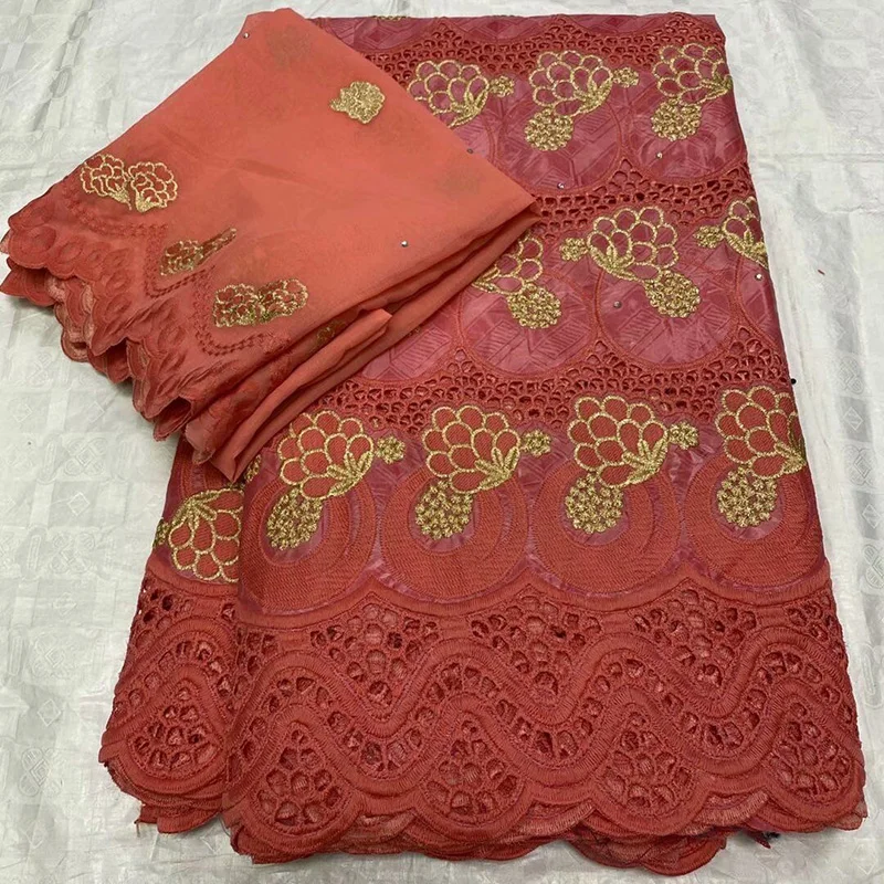 Bazin riche lace Knitted golden color fruits pattern with stones LYX5 good quality Hollowed out Satin Fabric and Cotton Fabric
Bazin riche lace Knitted golden color fruits pattern with stones LYX5 good quality Hollowed out Satin Fabric and Cotton Fabric