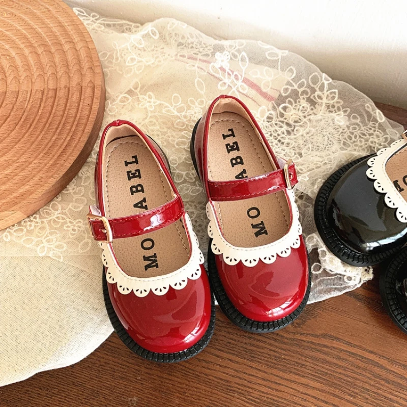 British-style Shallow Shoes Children's Shoes Autumn Lace Princess Leather Shoes For Kids Baby Girls Retro
British-style Shallow Shoes Children's Shoes Autumn Lace Princess Leather Shoes For Kids Baby Girls Retro
