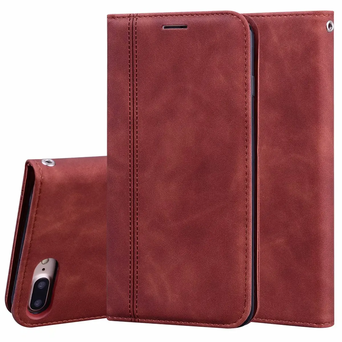 7 Plus Fashion PU Leather Flip Case For iPhone 8 7 Plus Mobile Phone Protection Bag Magnetic Suction Cover
7 Plus Fashion PU Leather Flip Case For iPhone 8 7 Plus Mobile Phone Protection Bag Magnetic Suction Cover