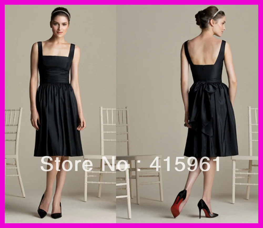 vestido madrinha robe demoiselle d'honneur Free Shipping Black Short Knee Length black short cheap Bridesmaid Dresses 2019 
vestido madrinha robe demoiselle d'honneur Free Shipping Black Short Knee Length black short cheap Bridesmaid Dresses 2019