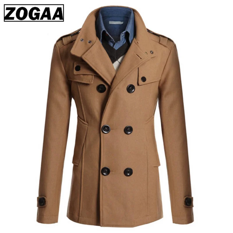 ZOGAA Autumn Mens Jacket Winter Warm Woolen Coat Casual Slim Fit Double-breasted Business Blends Man Outerwear Overcoat Trench
ZOGAA Autumn Mens Jacket Winter Warm Woolen Coat Casual Slim Fit Double-breasted Business Blends Man Outerwear Overcoat Trench