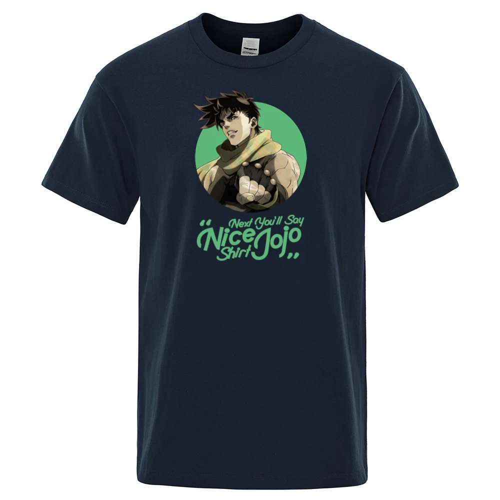 Следующий вы будете сказать, отличная футболка Jojo футболка мужские футболки с коротким рукавом летние хлопковые футболки с принтом «Челове...
Следующий вы будете сказать, отличная футболка Jojo футболка мужские футболки с коротким рукавом летние хлопковые футболки с принтом «Челове...