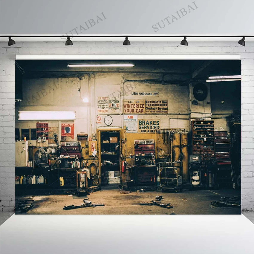 Retro Car Repairs Garage Workshop Tool Cart Backdrop Portrait Photocall Child Photography Background Photo Studio Photophone
Retro Car Repairs Garage Workshop Tool Cart Backdrop Portrait Photocall Child Photography Background Photo Studio Photophone