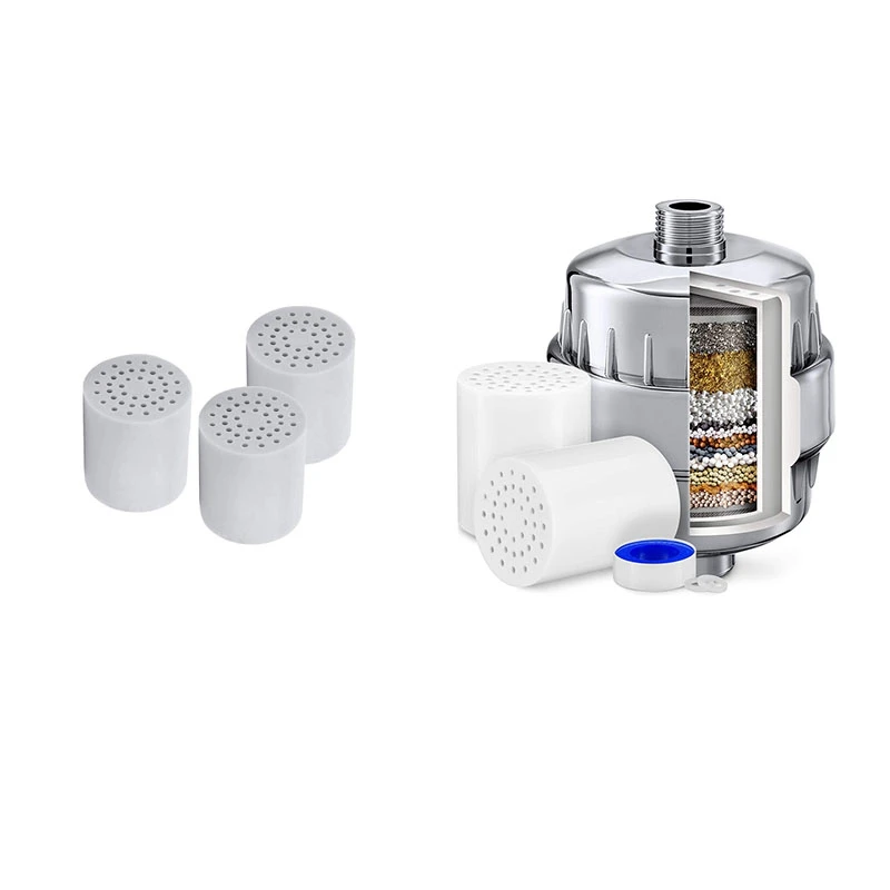 3 Pack Of 15 Stage Universal Shower Water Filter With 15 Stage Shower Filter - Water Softener Shower Head Filter
3 Pack Of 15 Stage Universal Shower Water Filter With 15 Stage Shower Filter - Water Softener Shower Head Filter