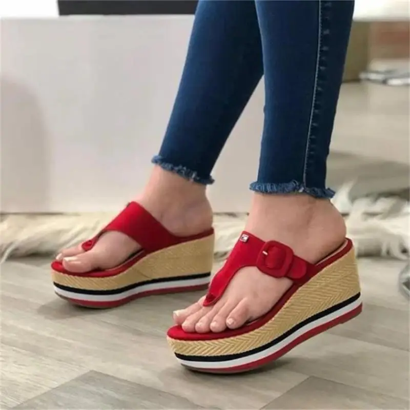 Large size sandals women 2021 summer new hemp rope thick-soled flower sandals flip-flops increased slope heel slippers women
Large size sandals women 2021 summer new hemp rope thick-soled flower sandals flip-flops increased slope heel slippers women