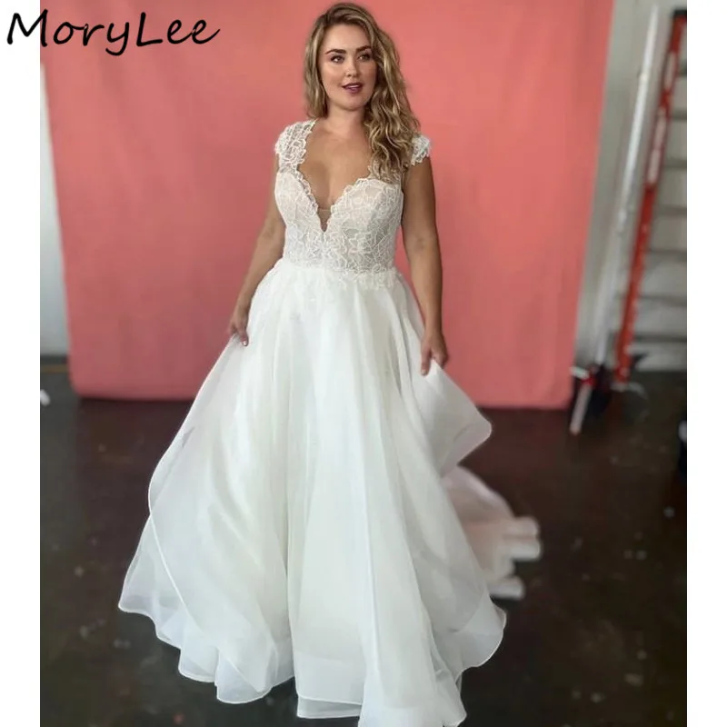 Elegant Wedding Dresses V-Neck Sleeveless A-Line Soft Tulle Lace Applique Wedding Dresses With Lace Up Back vestido de noiva
Elegant Wedding Dresses V-Neck Sleeveless A-Line Soft Tulle Lace Applique Wedding Dresses With Lace Up Back vestido de noiva