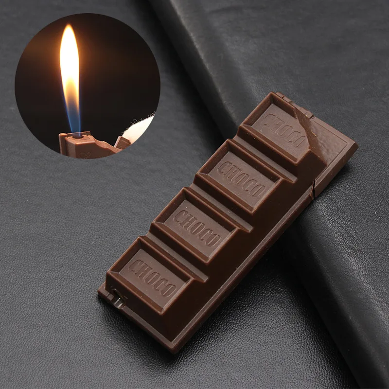 Creative Personality Chocolate Model Lighter Open Flame Cigarette Lighter Inflatable Smoking Set Gift Smoking Accessories
Creative Personality Chocolate Model Lighter Open Flame Cigarette Lighter Inflatable Smoking Set Gift Smoking Accessories