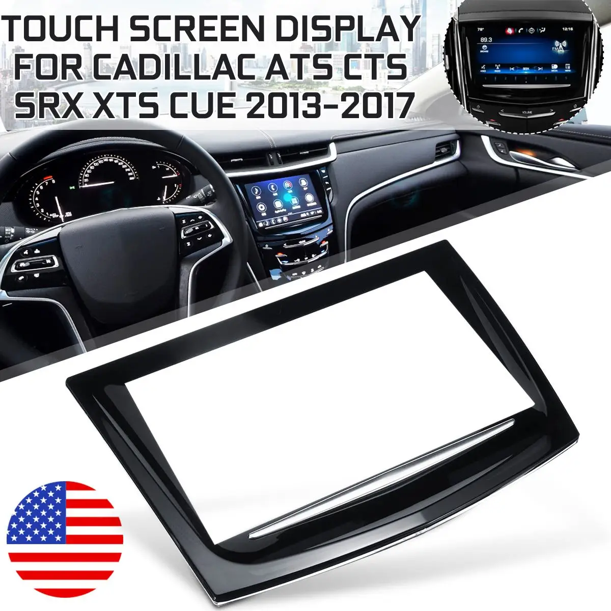 Автомобильный DVD GPS навигатор ЖК-панель сенсорный дисплей дигитайзер для Cadillac Escalade ATS CTS SRX XTS CUE 2013 2014 2015 2016 2017
Автомобильный DVD GPS навигатор ЖК-панель сенсорный дисплей дигитайзер для Cadillac Escalade ATS CTS SRX XTS CUE 2013 2014 2015 2016 2017