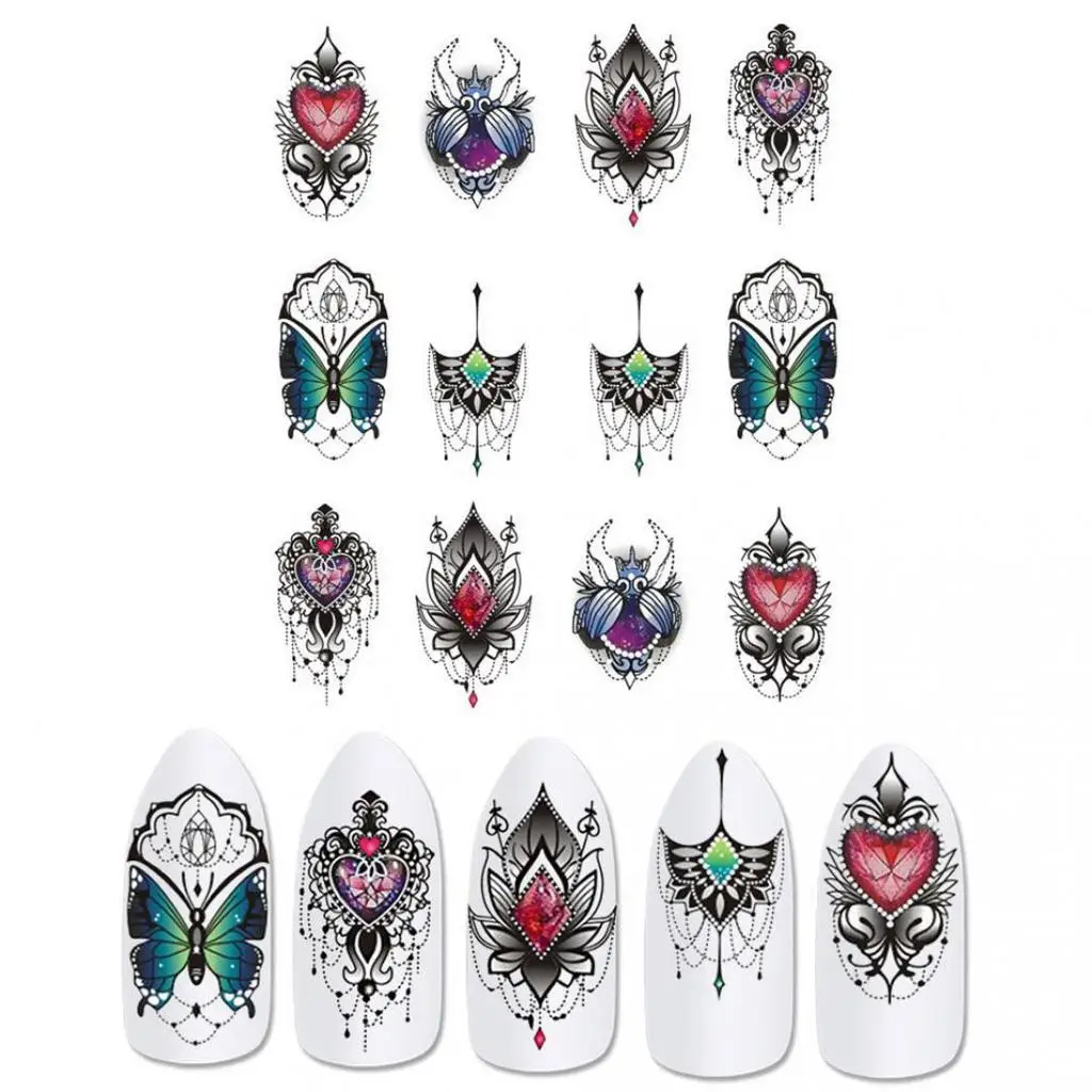 Butterfly Nail Stickers Set Mixed Floral Geometric Nail Art Water Transfer Decals Sliders Flower Leaves Manicures Decoration
Butterfly Nail Stickers Set Mixed Floral Geometric Nail Art Water Transfer Decals Sliders Flower Leaves Manicures Decoration