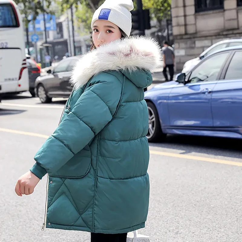 Hstar 2020 New Hood Female Loose Thick Warm Zipper Coat Fashion Cotton Coat Winter Coats For Women Korean Version
Hstar 2020 New Hood Female Loose Thick Warm Zipper Coat Fashion Cotton Coat Winter Coats For Women Korean Version