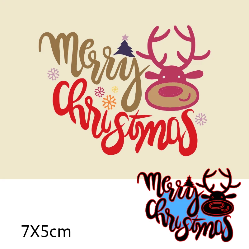 Cutting Dies Merry Christmas letters Metal steel frames DIY Scrap booking Photo Album Embossing paper Cards 70*50mm
Cutting Dies Merry Christmas letters Metal steel frames DIY Scrap booking Photo Album Embossing paper Cards 70*50mm