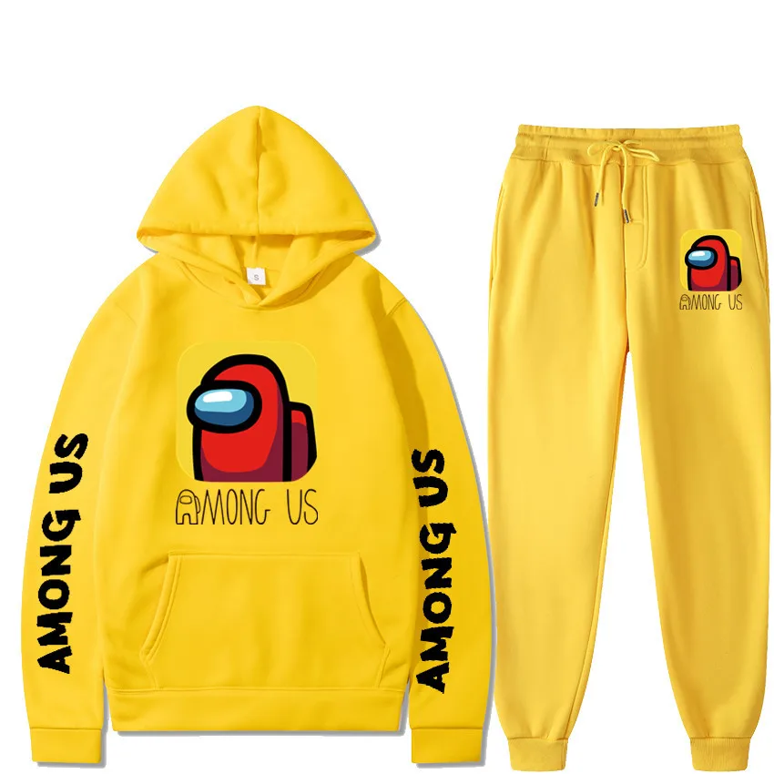 Among Us Sweatshirts Two Piece Set Tracksuit Long Sleeve Hoodies+Jogger Pant Street Style Streetwear Sets 
Among Us Sweatshirts Two Piece Set Tracksuit Long Sleeve Hoodies+Jogger Pant Street Style Streetwear Sets