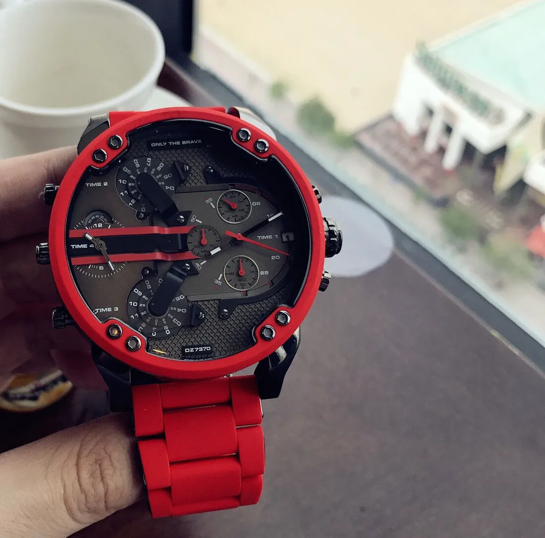 2021 Hot Red Quartz Men's Watch Big Watch Decoration World Time Life Waterproof Women Watches Luxury Mens Fashion Watches
2021 Hot Red Quartz Men's Watch Big Watch Decoration World Time Life Waterproof Women Watches Luxury Mens Fashion Watches