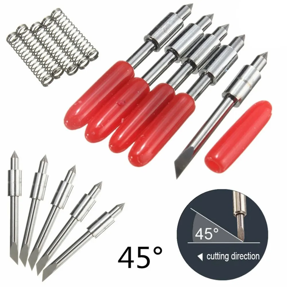 15 Packs 45° Vinyl Cutter Plotter/Printer Blades For Graphtec CB15/CB15U Carving Cutter For Computer Carving Machine Tool
15 Packs 45° Vinyl Cutter Plotter/Printer Blades For Graphtec CB15/CB15U Carving Cutter For Computer Carving Machine Tool