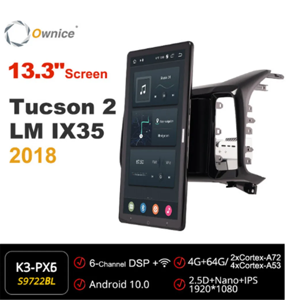 Автомобильное радио 13,3 дюймов 1920*1080 Ownice 1 Din Android 10,0 для Hyundai Tucson 2 LM IX35 2018 GPS автосистема плеер Авто поворотный
Автомобильное радио 13,3 дюймов 1920*1080 Ownice 1 Din Android 10,0 для Hyundai Tucson 2 LM IX35 2018 GPS автосистема плеер Авто поворотный