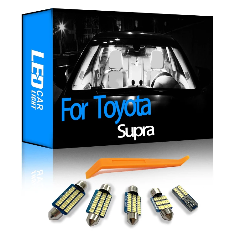Canbus для Toyota Supra 1987-1998 автомобиля светодиодный внутренний Купол Карта светильник фонарь освещения номерного знака Набор автомобильные аксес...
Canbus для Toyota Supra 1987-1998 автомобиля светодиодный внутренний Купол Карта светильник фонарь освещения номерного знака Набор автомобильные аксес...