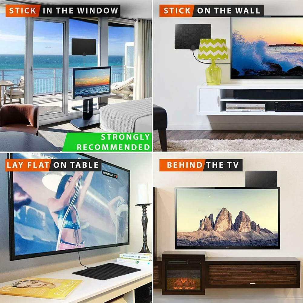 210 Miles Receiver USB Aerial Clear Digital HDTV Signal Booster Freeview Easy Install Indoor TV Antenna 5v Coax Cable 4K 1080P
210 Miles Receiver USB Aerial Clear Digital HDTV Signal Booster Freeview Easy Install Indoor TV Antenna 5v Coax Cable 4K 1080P