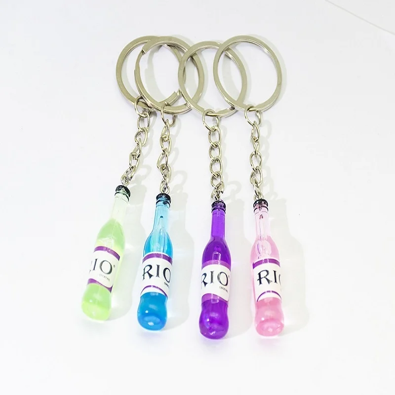 Creative mini simulation wine bottle beverage bottle key chain car key chain bag pendant advertising activity small gift
Creative mini simulation wine bottle beverage bottle key chain car key chain bag pendant advertising activity small gift