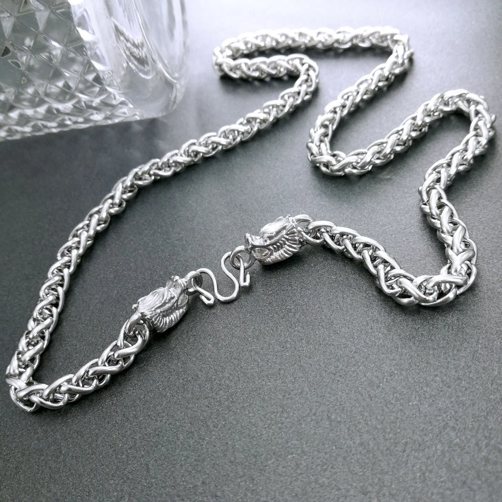 stainless steel men women 50~90cm length "Chinese LONG" necklace chain 
stainless steel men women 50~90cm length "Chinese LONG" necklace chain