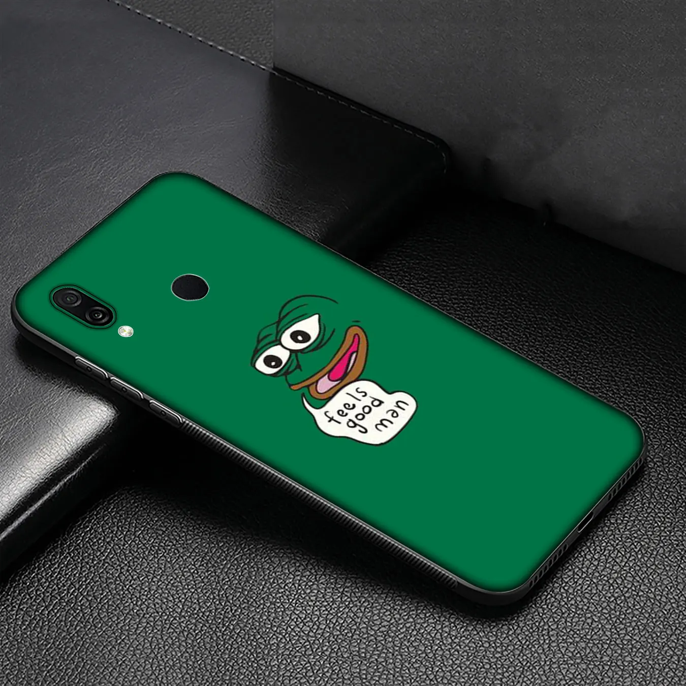 Мягкий силиконовый чехол IYICAO с Пепе мемами грустная лягушка для Huawei Y9 Y7 Y6 Prime 2019