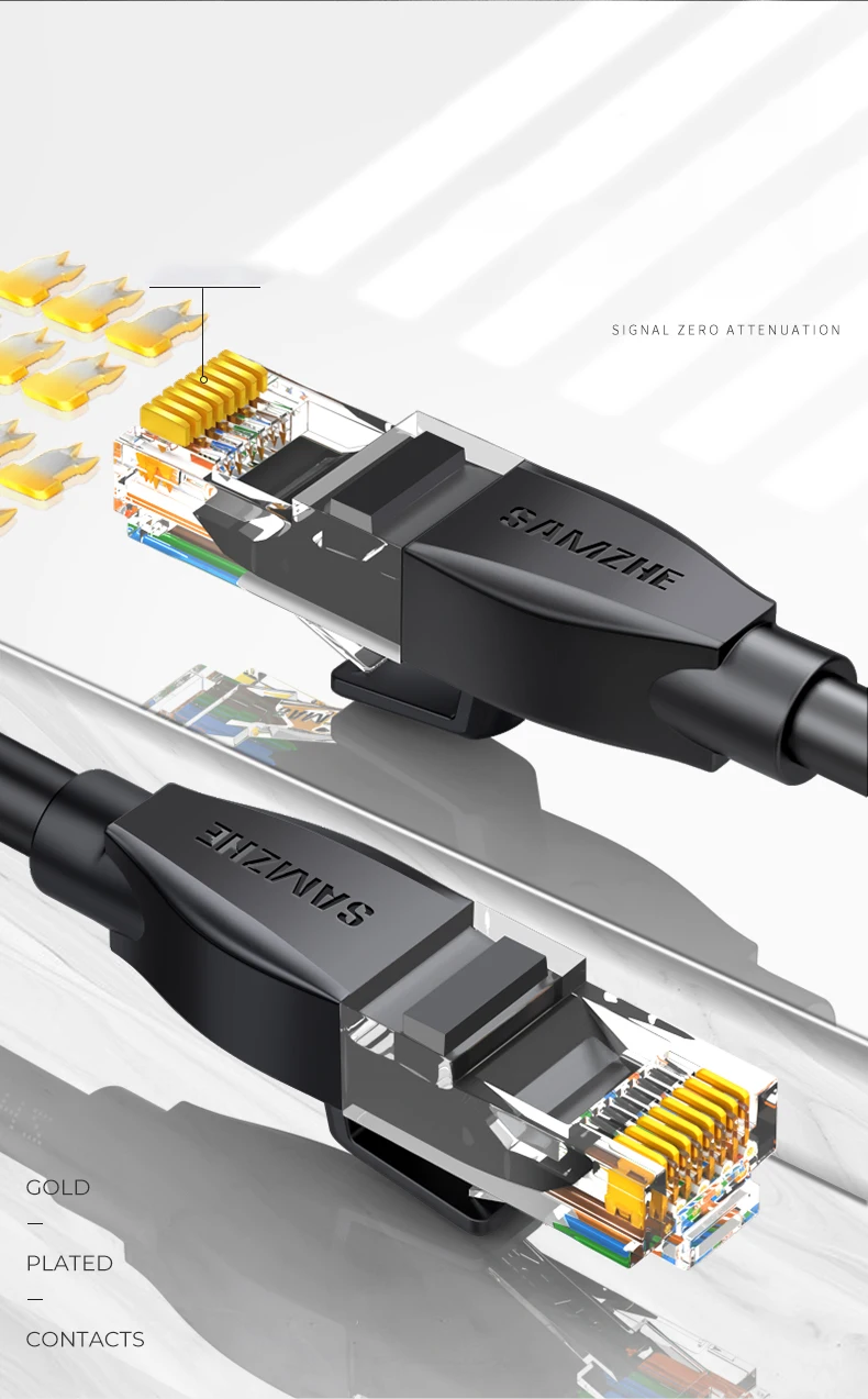 Ethernet кабель RJ45 8P8C Cat6 UTP RJ 45 сетевой 20 м 25 30 40 50 для Cat 6 совместимый модем