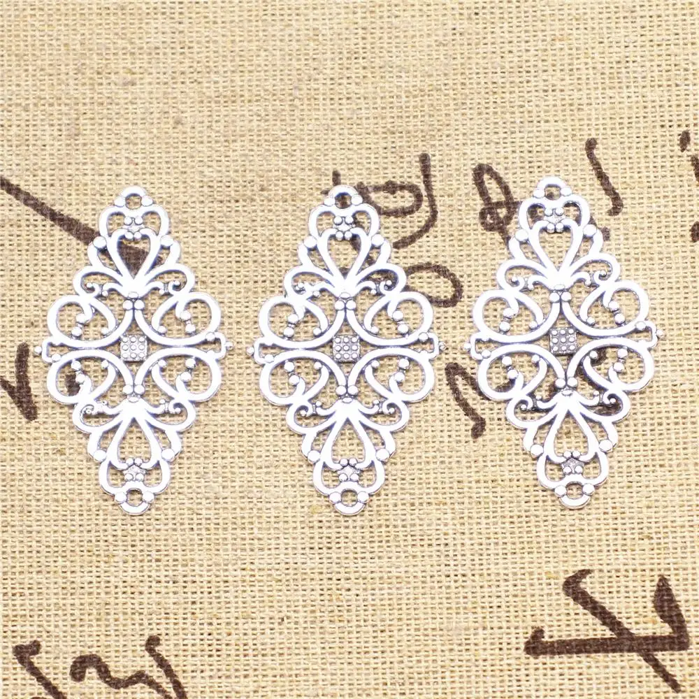 Diy Jewelry Accessories Parts 5pcs 41x25mm Antique Silver Color Flower Connector Jewelry Components
Diy Jewelry Accessories Parts 5pcs 41x25mm Antique Silver Color Flower Connector Jewelry Components