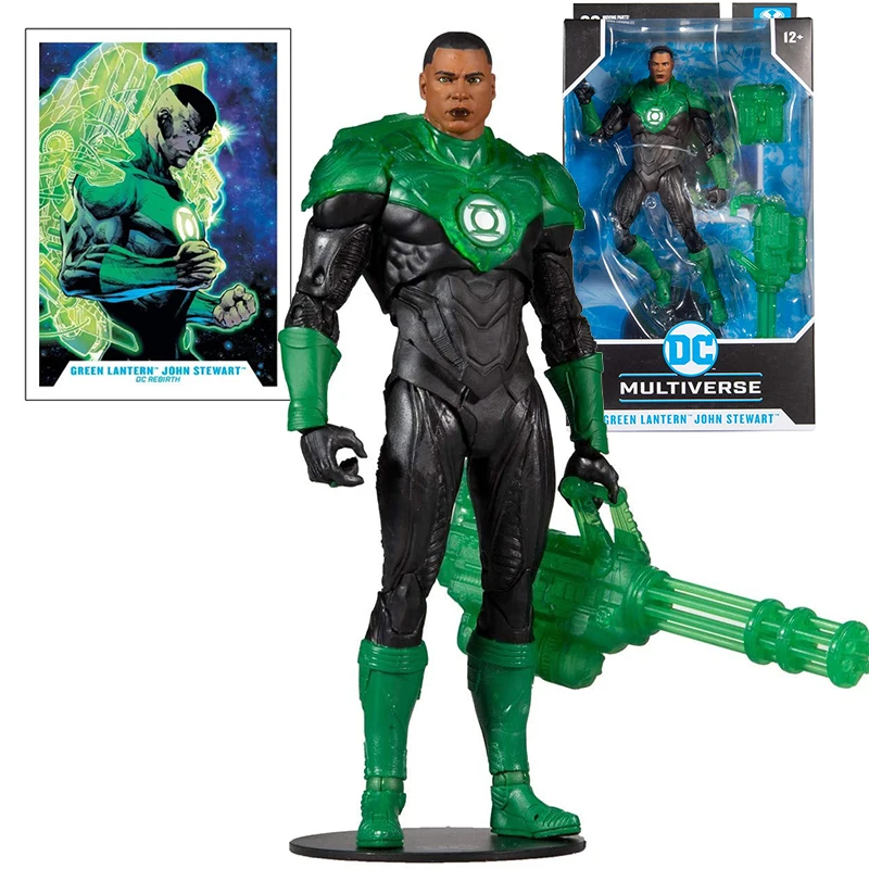 17Cm DC Justice League Multiverse Modern Comic Superhero Green Lantern John Stewart PVC Action Figure Model Collection Toys Gift
17Cm DC Justice League Multiverse Modern Comic Superhero Green Lantern John Stewart PVC Action Figure Model Collection Toys Gift