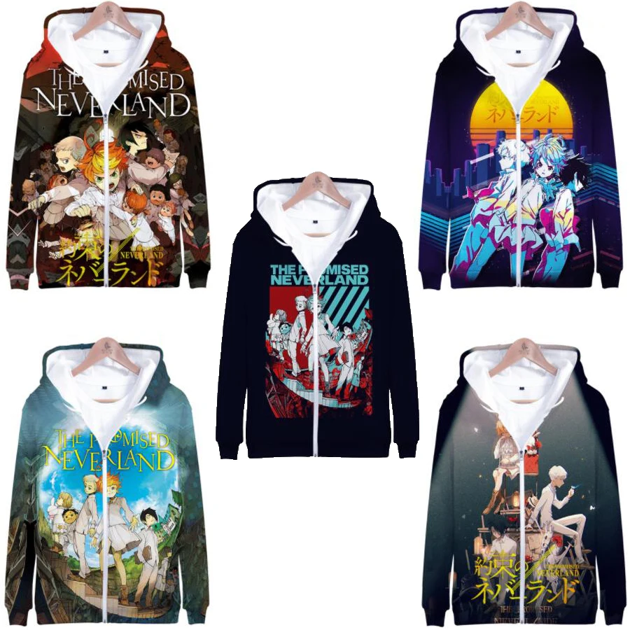 Anime The Promised Neverland 3D Print Oversized Zip Up Women/Men Hoodies Sweatshirts Streetwear Hip Hop Zipper Hooded Jacket
Anime The Promised Neverland 3D Print Oversized Zip Up Women/Men Hoodies Sweatshirts Streetwear Hip Hop Zipper Hooded Jacket
